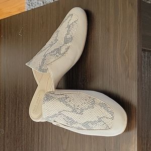 Cole Haan snake mules